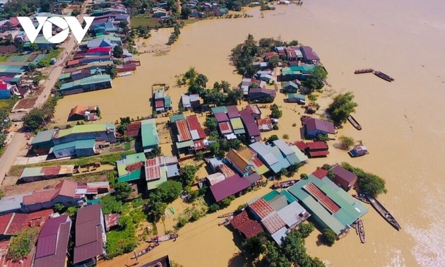 Dak Lak, Dak Nong provinces endure serious flooding despite halt in rain