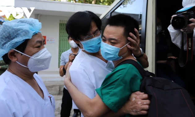 Y, bác sĩ Bệnh viện C Đà Nẵng xuất quân hỗ trợ TP.HCM chống dịch