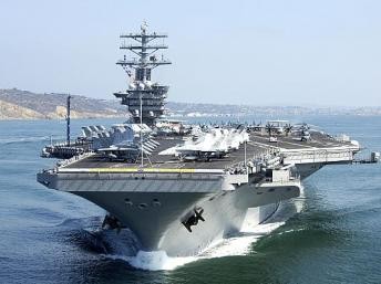 US aircraft carrier arrives in South Korea for joint naval drills