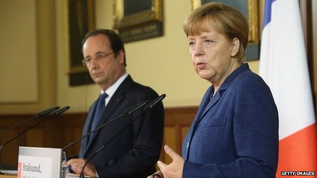 France, Germany issue joint statement prior to referendum in eastern Ukraine