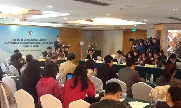 Vietnam contributes to the success of COP-20 