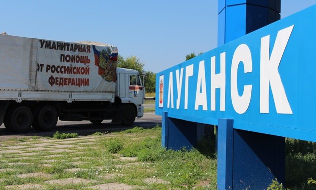 New humanitarian convoy travels from Russia to Ukrainian 