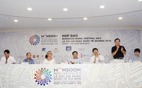 2015 Monsoon Music festival to he held in Hanoi