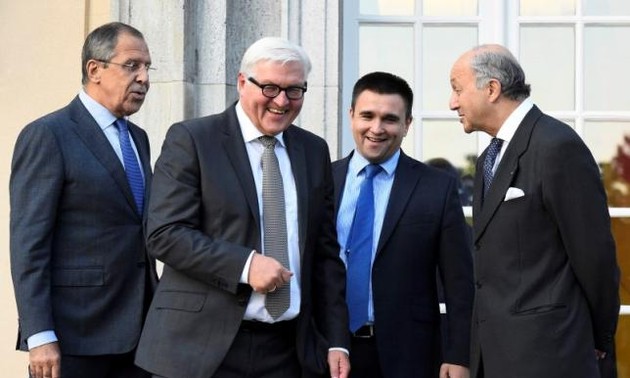 Foreign ministers of Germany, France, Russia and Ukraine meet in Berlin 