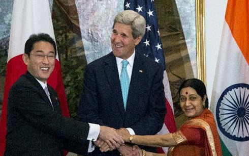 Japan, US, India share concern over China's maritime activity