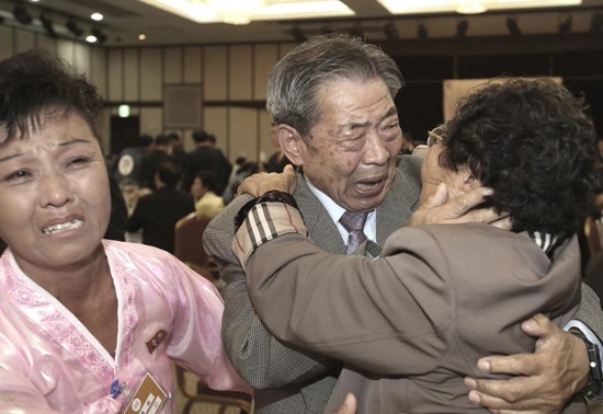 South Koreans travel to North Korea for family reunions