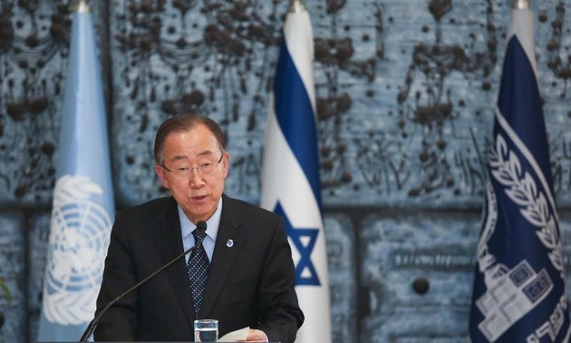 Ban Ki-moon urges Israel and Palestinians to avoid further tension