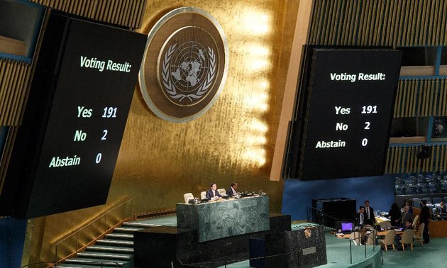 UN General Assembly adopts resolution calling for end to US embargo against Cuba