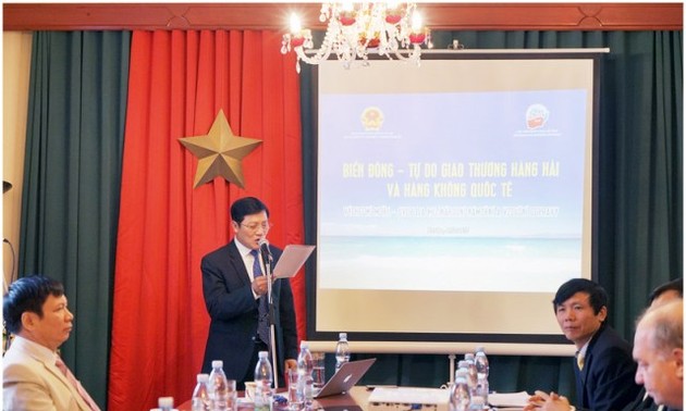 Seminar on freedom of aviation and maritime trade in the East Sea opens 