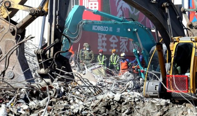 Taiwan quake death toll at 116, search ends
