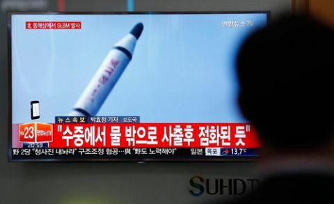 Pyongyang tests ballistic missile from submarine