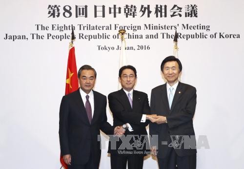 Japan, China, South Korea discuss ways to maintain trilateral cooperation