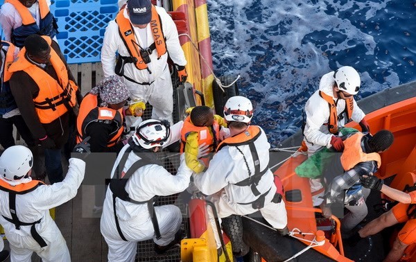 1,400 migrants rescued at Mediterranean sea