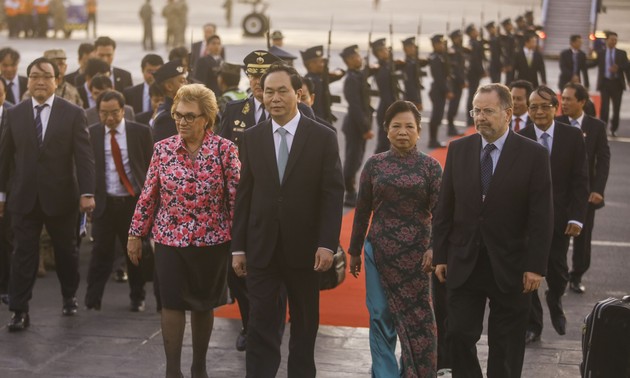 President Tran Dai Quang attends APEC week in Peru