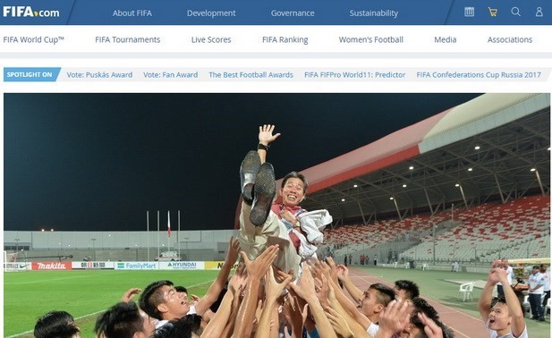 FIFA lauds Vietnam’s football achievements