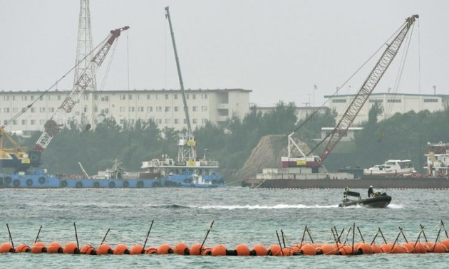 Offshore work begins on relocating US base on Okinawa