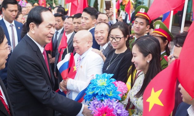Russian media highlights President Tran Dai Quang’s visit