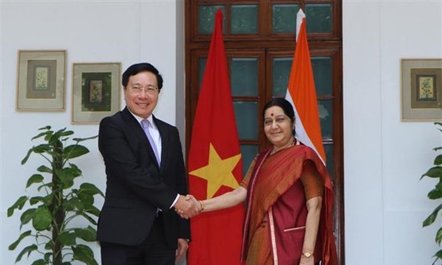 Deputy Prime Minister and Foreign Minister Pham Binh Minh visits India