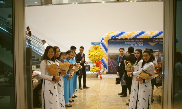 Vietnam Airlines’ flights operated in Cam Ranh airport’s new terminal