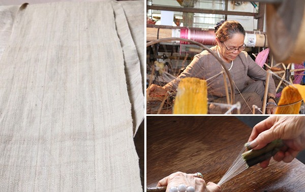 Hanoi artisan weaves silk from lotus stems 