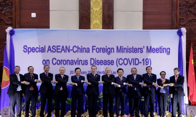 ASEAN, China enhance cooperation against Covid-19