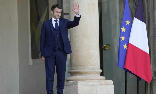 France's President Macron announces bid for re-election