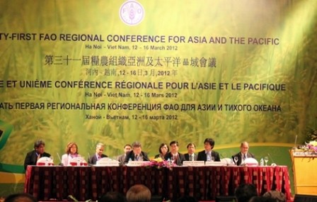 Hội nghị FAO – 31 khu vực Châu Á-Thái Bình Dương đảm bảo an ninh lương thực