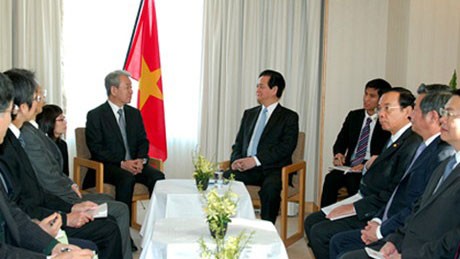 Thủ tướng Nguyễn Tấn Dũng tiếp Chủ tịch Cơ quan hợp tác quốc tế Nhật Bản