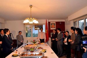 Tăng cường tình đoàn kết hữu nghị Việt-Lào-Campuchia tại Geneva 