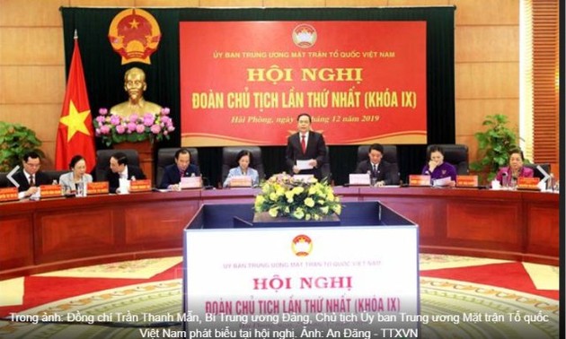 Hội nghị Đoàn chủ tịch Ủy ban Trung ương Mặt trận Tổ quốc Việt Nam