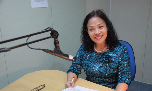 Phát thanh viên Tú Thủy – Giọng đọc vàng của VOV kết nối tình hữu nghị  Việt Nam – Indonesia 