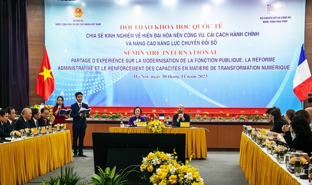 Thúc đẩy hợp tác Việt - Pháp trong chuyển đổi số và cải cách công vụ