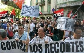 Masivas manifestaciones en España contra recortes del gobierno