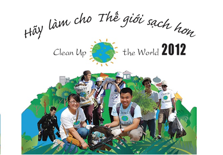 Vietnam reponde a la Campaña Para un mundo más limpio en 2012
