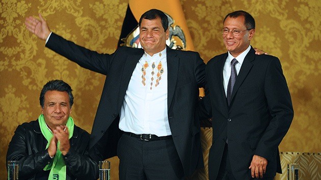 Rafael Correa, presidente reelecto de Ecuador 
