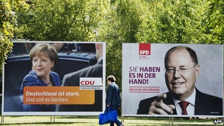 Discusiones televisivas entre dos candidatos al cargo de canciller de Alemania