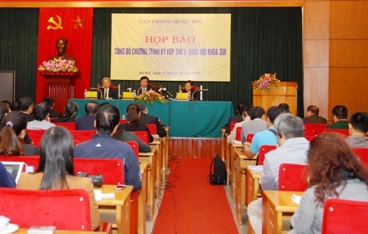 Anuncian agenda del cercano plenario del Parlamento vietnamita