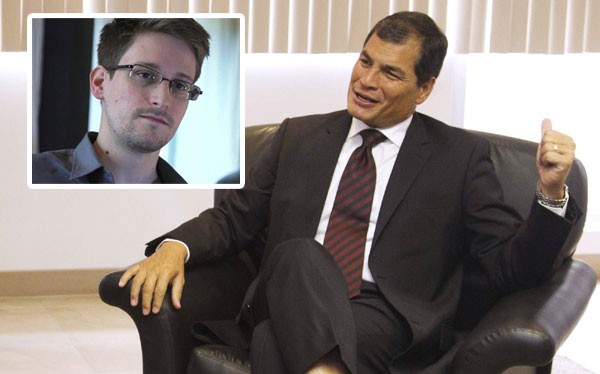 Ecuador dispuesto a considerar solicitud de asilo de Snowden