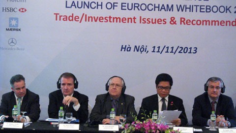 Empresas europeas reconocen en Libro Blanco de comercio cambios positivos en Vietnam 