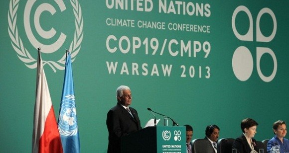 Fondo de asistencia para mitigar cambio climático estanca Cumbre de Varsovia