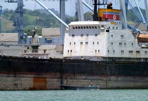 Panamá liberará barco de Corea del Norte con armas cubanas