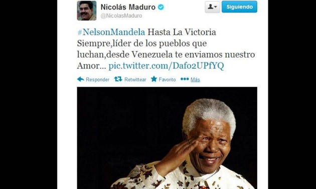 Dirigentes latinoamericanos expresan pesar por muerte de Nelson Mandela
