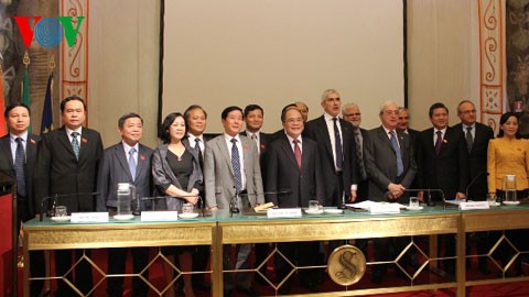 Se presenta el Grupo de diputados de amistad Italia-Vietnam