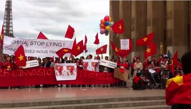 Comunidad vietnamita en ultramar sigue condenando la violación china