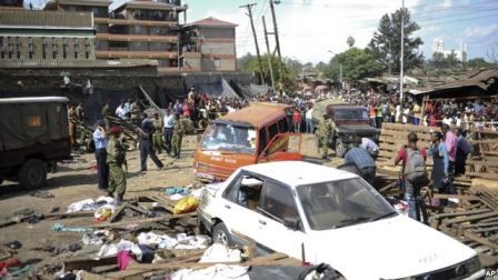 Atentado con bomba en Kenya deja un saldo de 80 víctimas