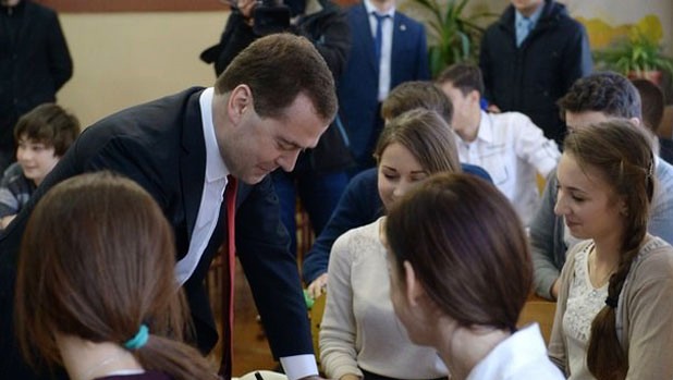 Primer ministro de Rusia, Dmitri Medvedev visita Crimea 