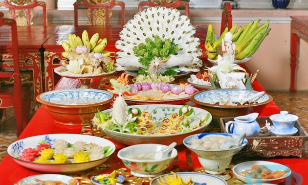Arte culinario real de la antigua ciudadela de Hue