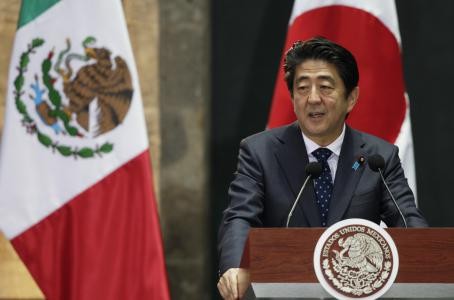 En Colombia primer ministro de Japón