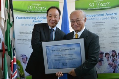 Premio internacional para mutaciones en arroz de Vietnam