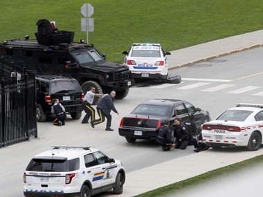 Ultima policía canadiense al atacante al Parlamento